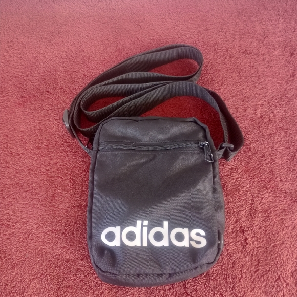 adidas Bags Adidas Essentials Logo Shoulder Unisex Training Bag Blackwhite Poshmark